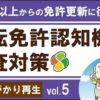 [運転免許認知機能検査] 手がかり再生の対策問題と採点vol.5