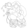 塗り絵21｜知の種の無料プリント