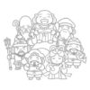 塗り絵7｜知の種の無料プリント