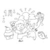 塗り絵76｜知の種の無料プリント