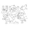 塗り絵79｜知の種の無料プリント