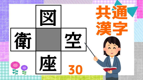 【穴埋め漢字】4つの熟語を完成してスカッとしてください！