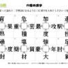 穴埋め漢字18｜知の種の無料プリント