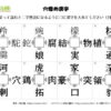 穴埋め漢字40｜知の種の無料プリント