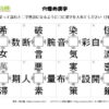 穴埋め漢字61｜知の種の無料プリント