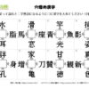 穴埋め漢字87｜知の種の無料プリント