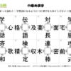 穴埋め漢字89｜知の種の無料プリント