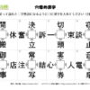 穴埋め漢字93｜知の種の無料プリント