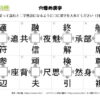 穴埋め漢字99｜知の種の無料プリント
