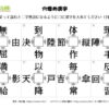 穴埋め漢字106｜知の種の無料プリント